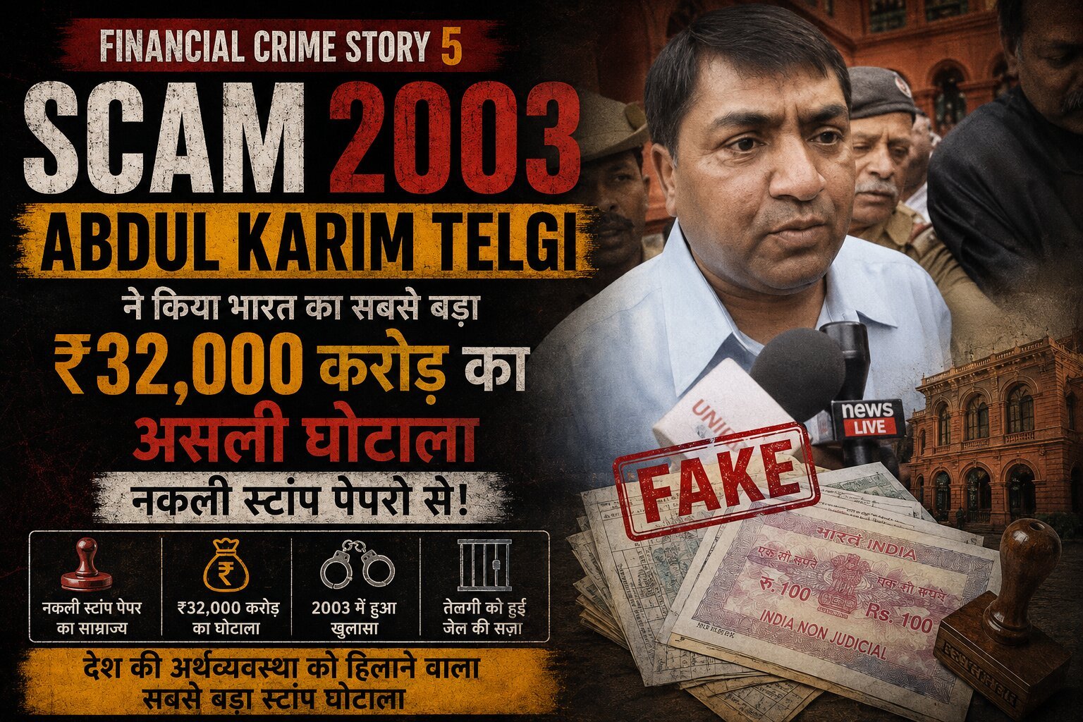 Abdul karim telgi, stamp paper ghotala