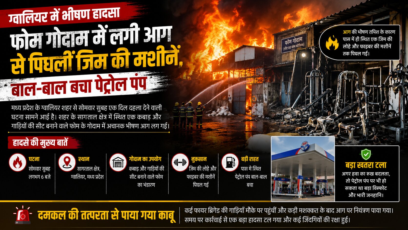 Gwalior Fire Accident,