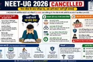 NEET-UG 2026 Cancelled लाखों छात्रों के साथ बड़ा धोखा! क्या पेपर लीक के पीछे कोई 'बड़ा नाम' है