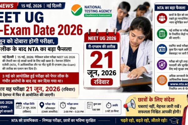 NEET UG Re-Exam Date 2026
