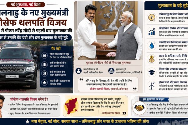 Thalapathy Vijay meets PM Modi,