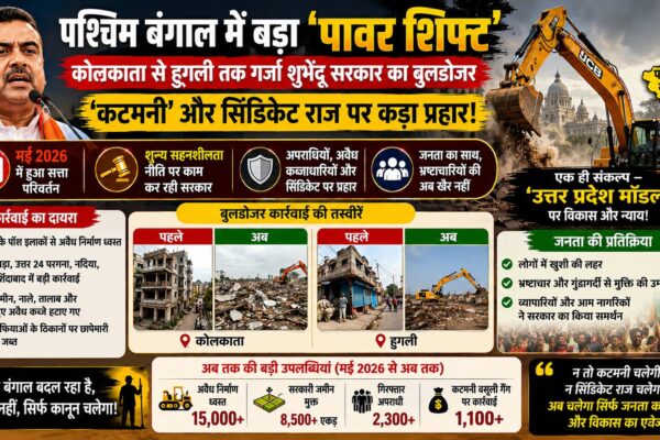 West Bengal Bulldozer Action,