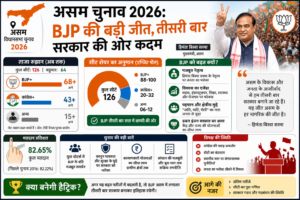 Assam election BJP is Winning