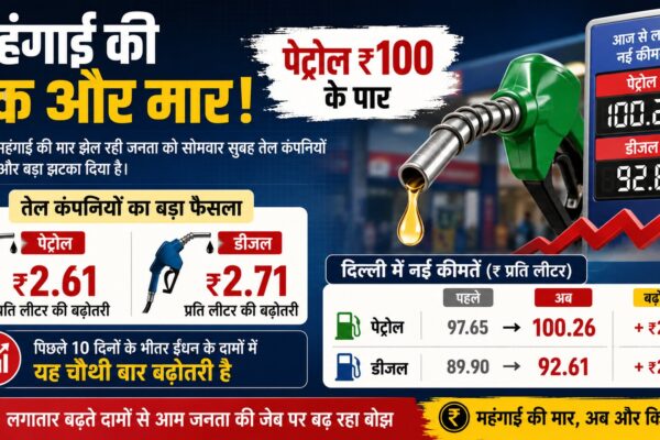 Fuel Price Hike, Petrol Diesel Price rise again today