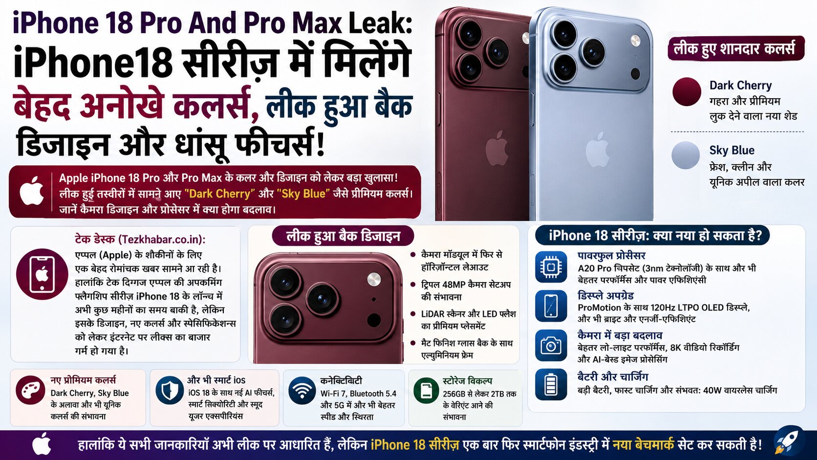 iPhone 18 and iPhone 18 pro