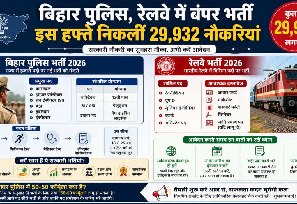 हफ्ते की टॉप जॉब्स 2026