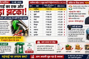 पेट्रोल-डीजल की कीमतों में भारी उछाल