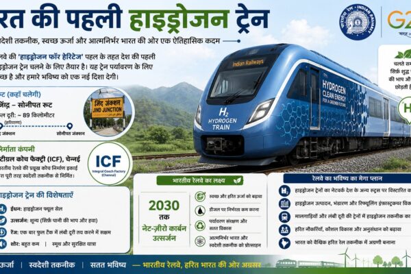 भारत की पहली हाइड्रोजन ट्रेन