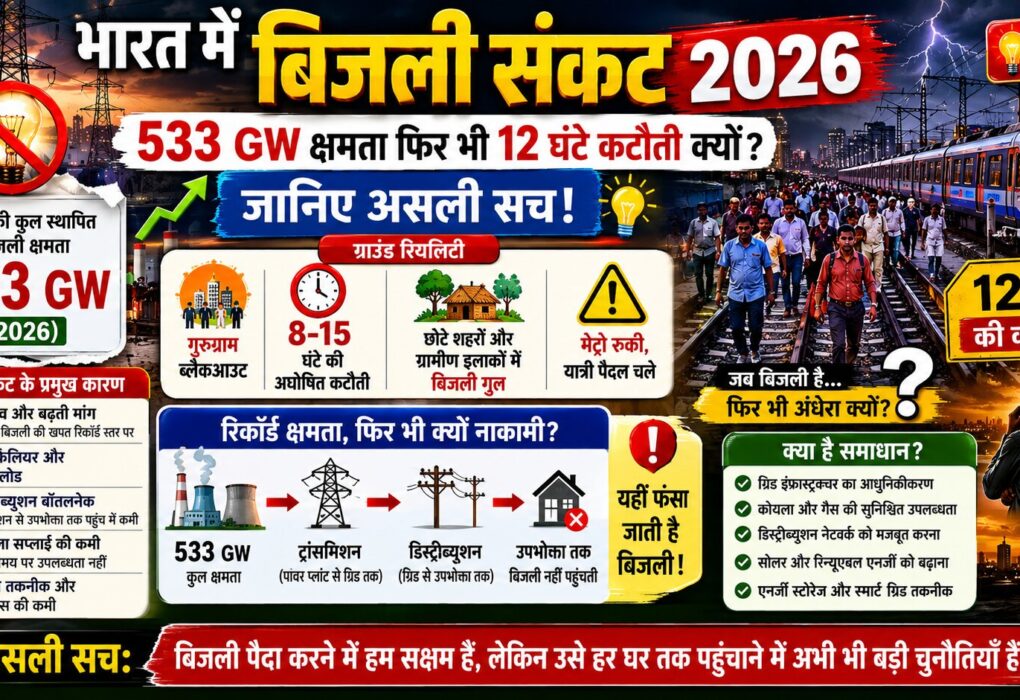 भारत में बिजली संकट 2026