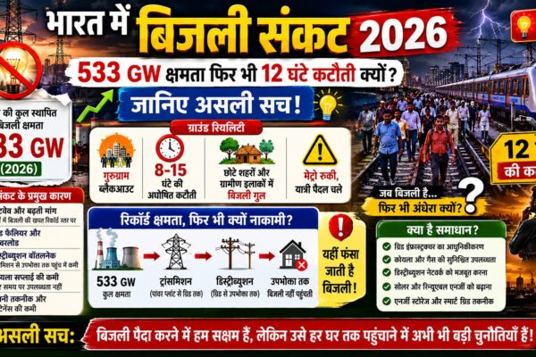 भारत में बिजली संकट 2026