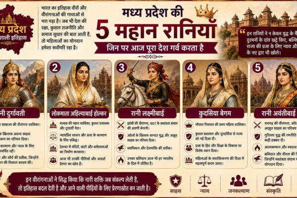 मध्य प्रदेश की 5 सबसे शक्तिशाली रानियां