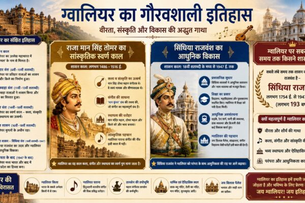 History of Gwalior in Hindi,