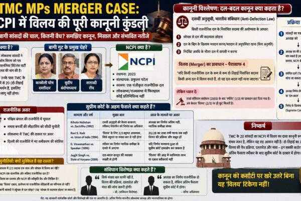 TMC सांसदों का NCPI में विलय