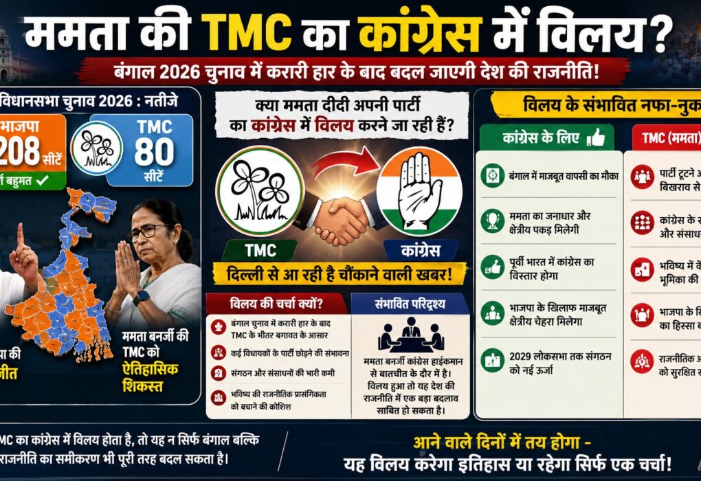 टीएमसी कांग्रेस विलय की सच्चाई