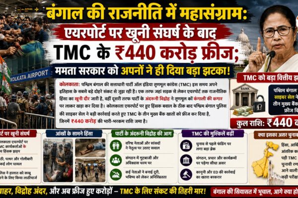 टीएमसी बैंक अकाउंट फ्रीज