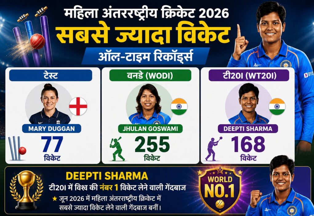 महिला क्रिकेट में सबसे ज्यादा विकेट