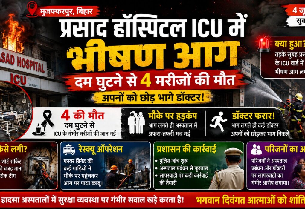 मुजफ्फरपुर प्रसाद हॉस्पिटल अग्निकांड