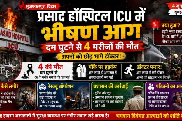 मुजफ्फरपुर प्रसाद हॉस्पिटल अग्निकांड