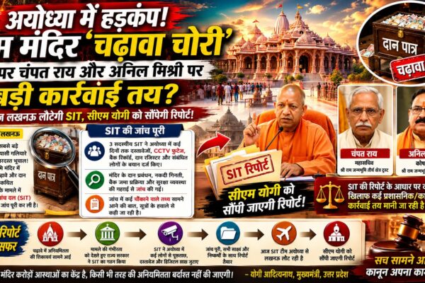 राम मंदिर चढ़ावा चोरी SIT रिपोर्ट