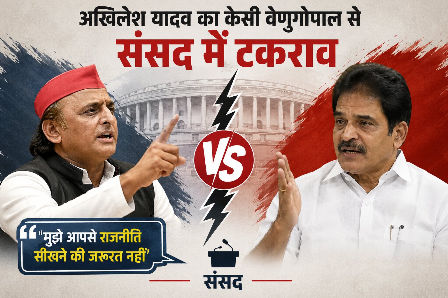 Akhilesh YadaVsKC Venugopal,