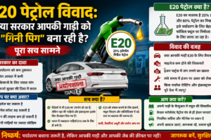 E20 पेट्रोल इथेनॉल ब्लेंडिंग विवाद भारत