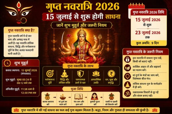 आषाढ़ गुप्त नवरात्रि 2026