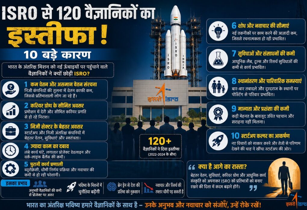 ISRO वैज्ञानिक इस्तीफा