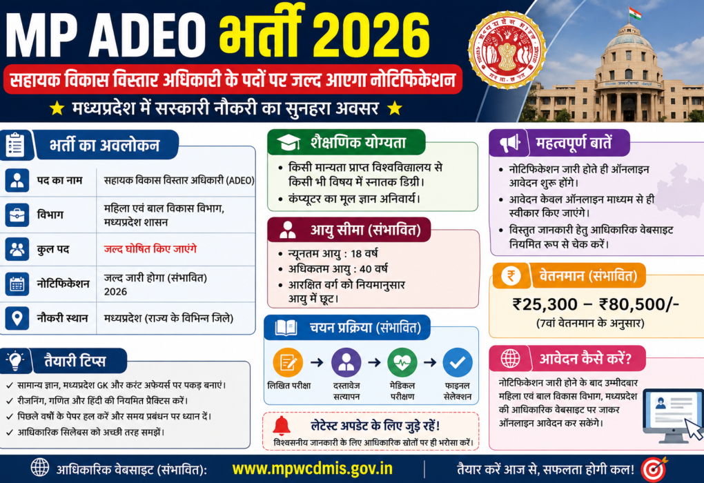 MP ADEO भर्ती 2026