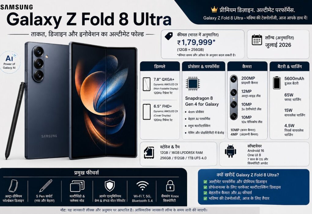 Galaxy Z Fold 8 Ultra launch date
