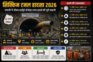 Sikkim tunnel hadsa NHPC की तीस्ता स्टेज