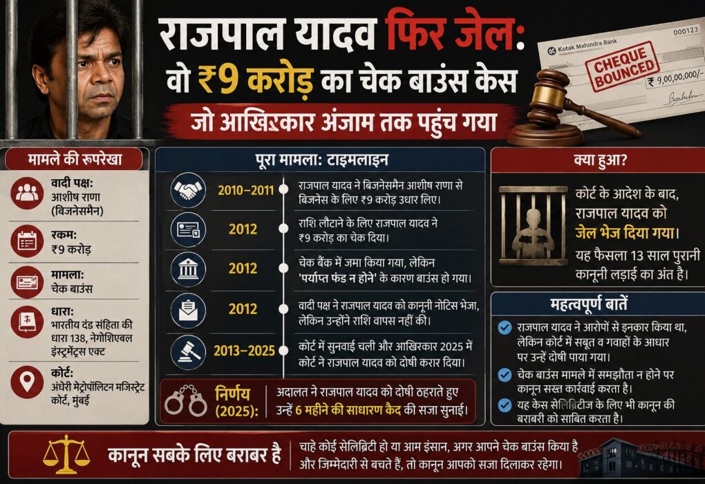 राजपाल यादव कोर्ट फैसला