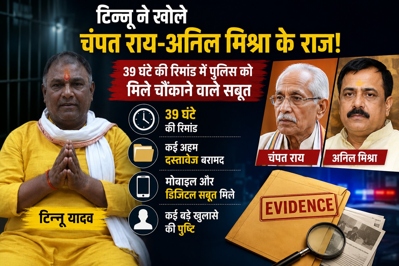 Tinnu Yadav Remand