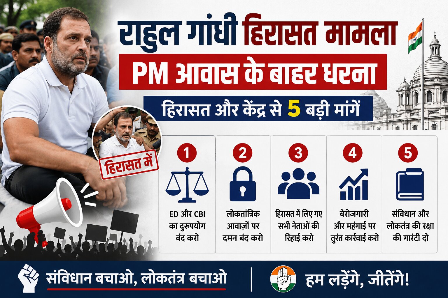 Rahul Gandhi detention,