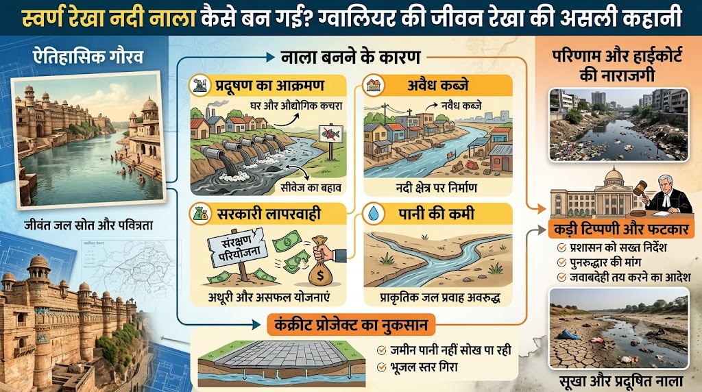 स्वर्ण रेखा नदी नाला