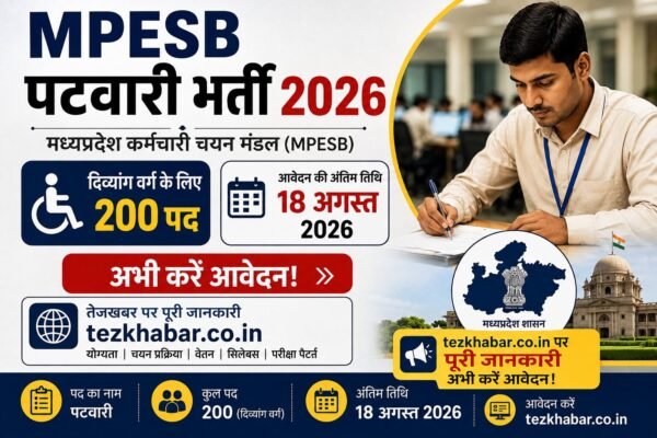 MP Patwari Divyang Bharti 2026