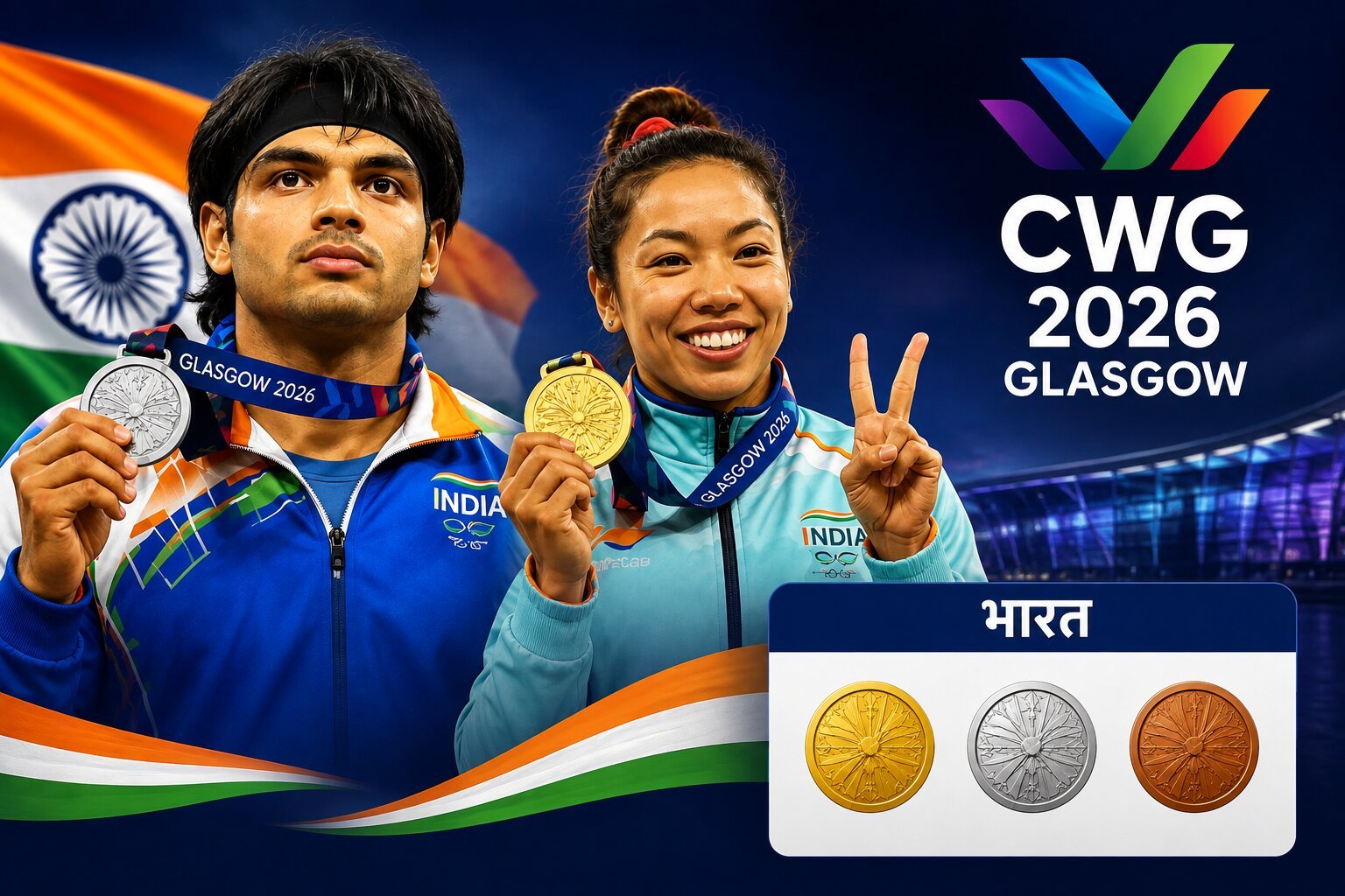 CWG 2026 medal table