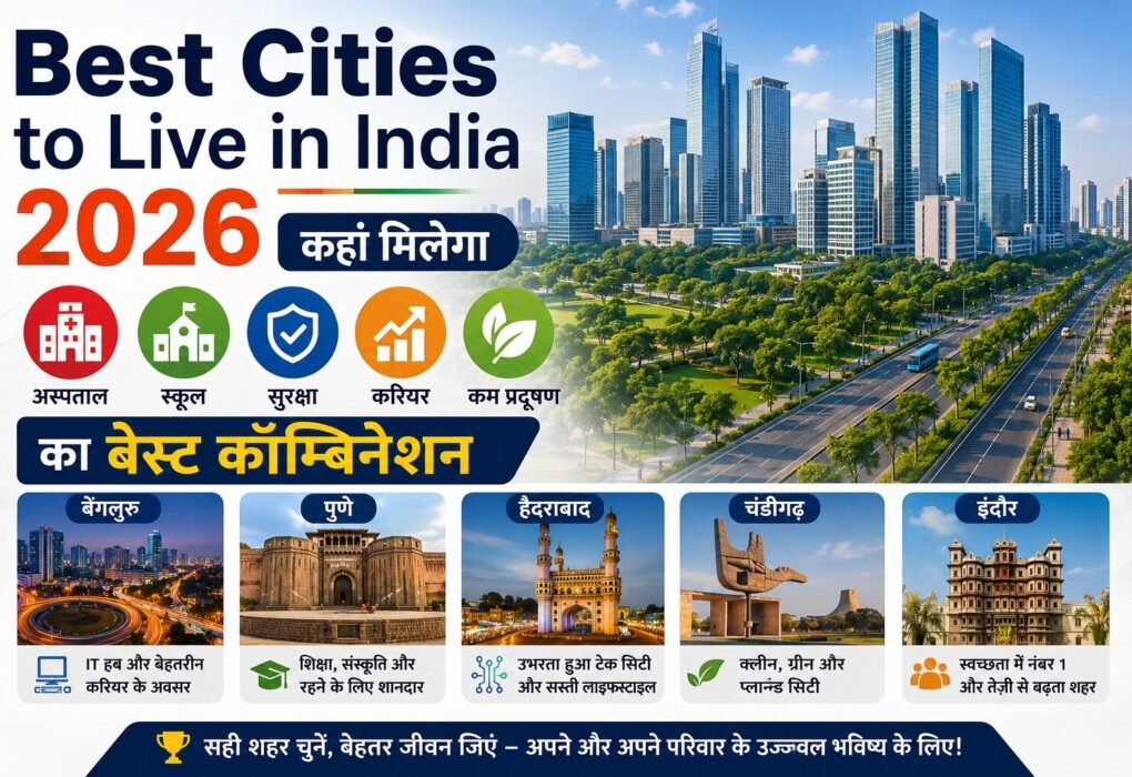career ke liye best city India