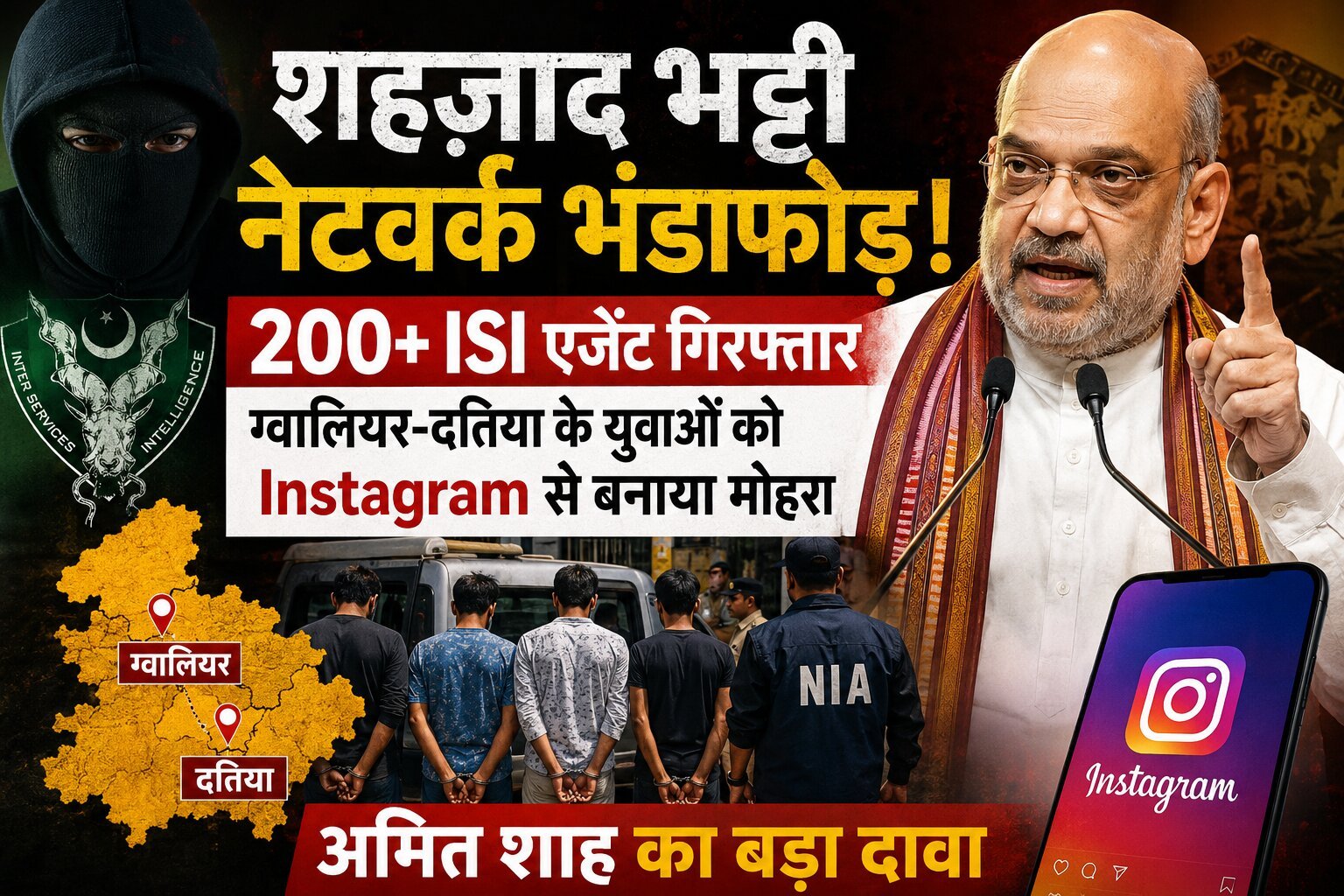 ISI backed terror network India