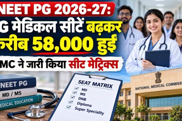 NEET PG 2026-27: करीब 58,000 सीटें