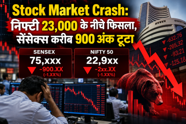 Sensex Nifty Today, निफ्टी 23000