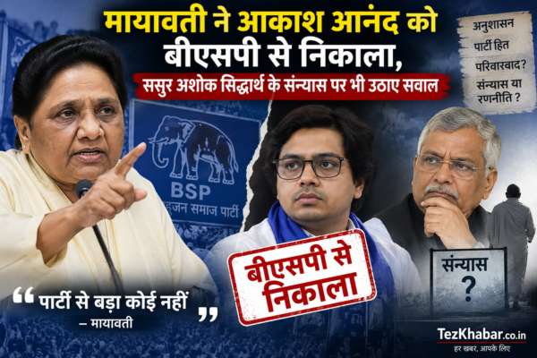 आकाश आनंद बीएसपी से निष्कासित