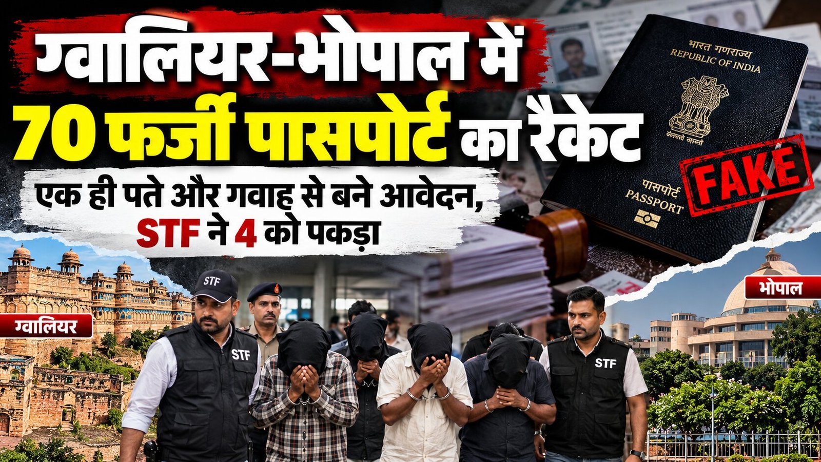 ग्वालियर फर्जी पासपोर्ट रैकेट