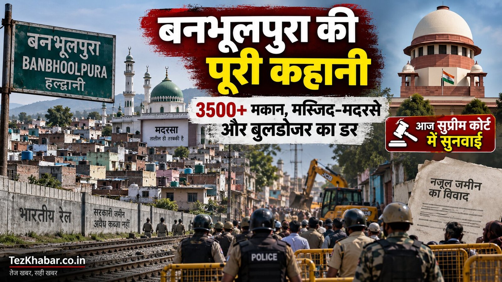 बनभूलपुरा नजूल जमीन विवाद