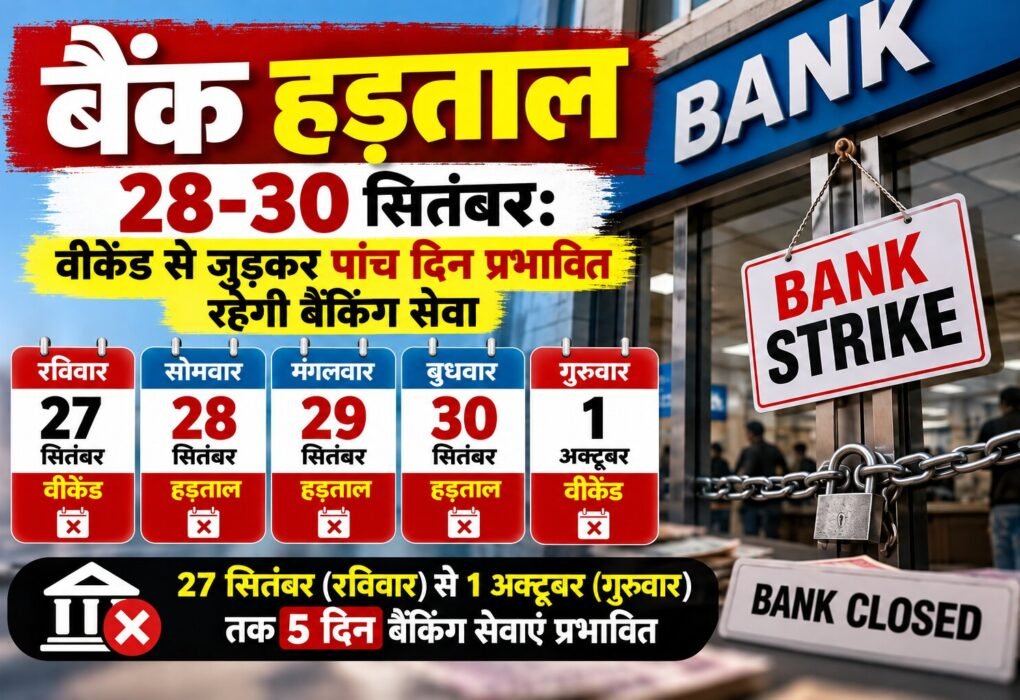 बैंक हड़ताल सितंबर 2026