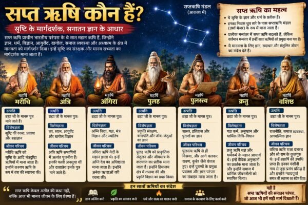 सप्तऋषि के नाम