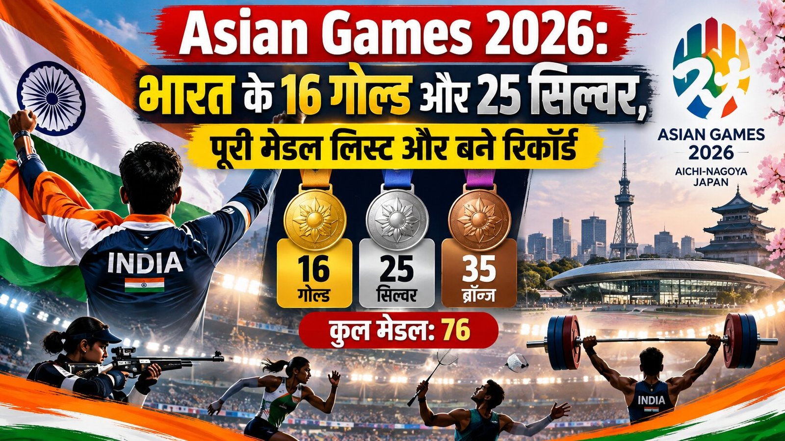 Asian Games 2026 14 day