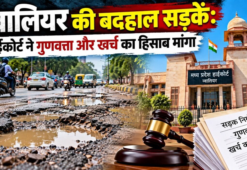 Gwalior high court road quality