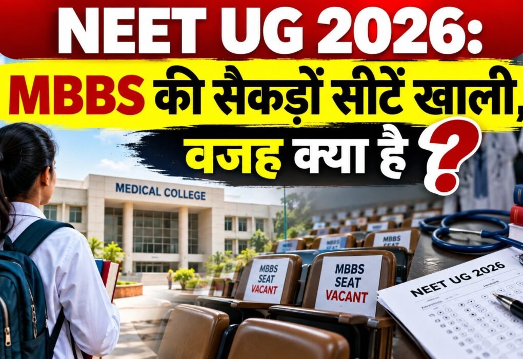 837 MBBS सीटें खाली