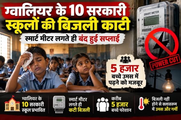 10 सरकारी स्कूलों की बिजली गुल